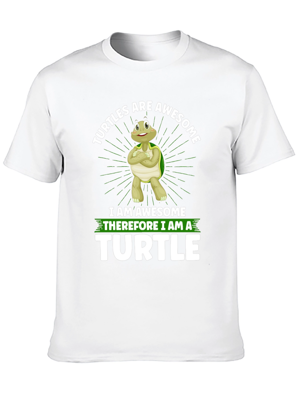 Awesome Turtle Graphic T-Shirt