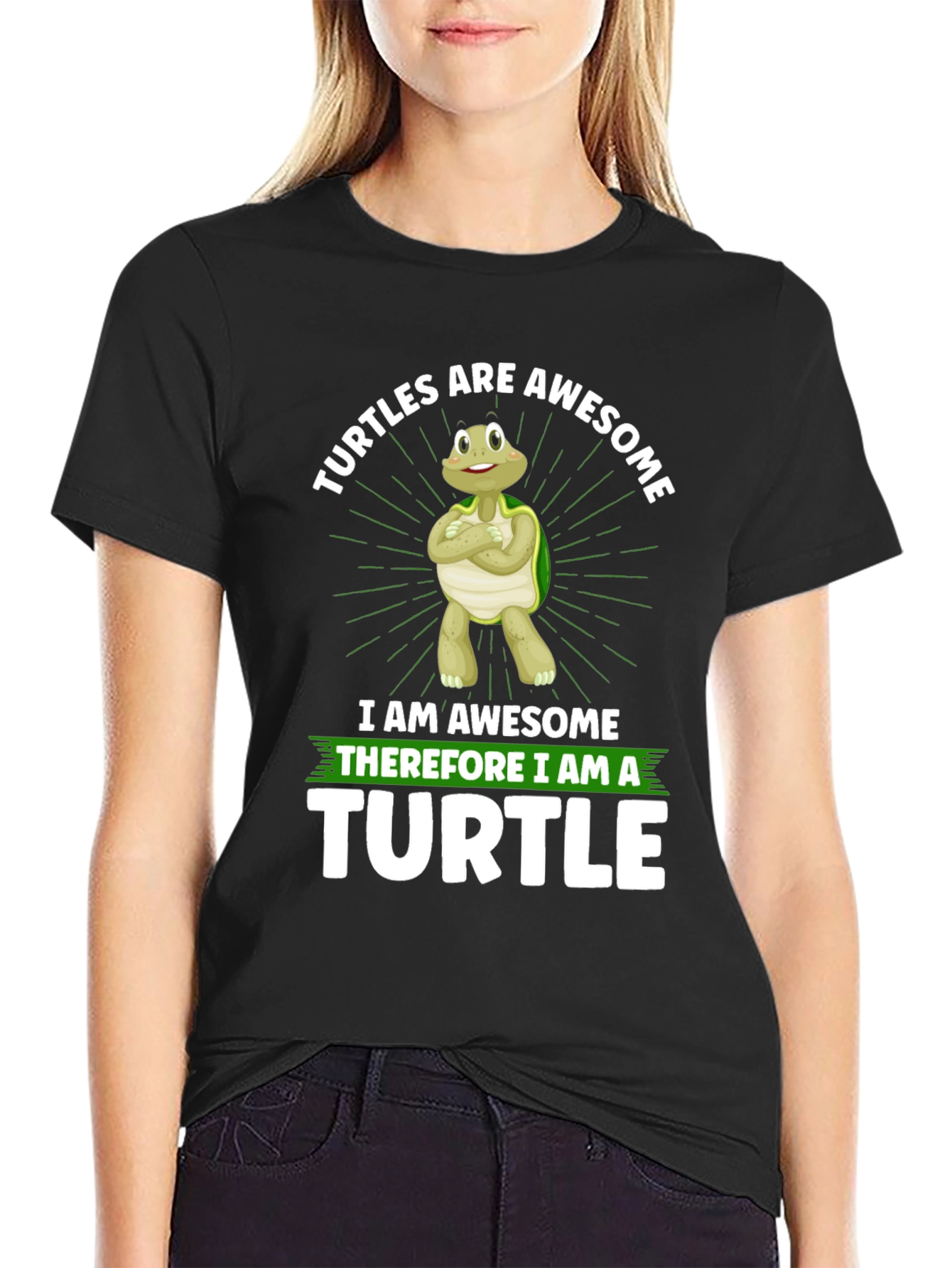 Awesome Turtle Graphic T-Shirt