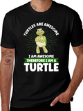 Awesome Turtle Graphic T-Shirt