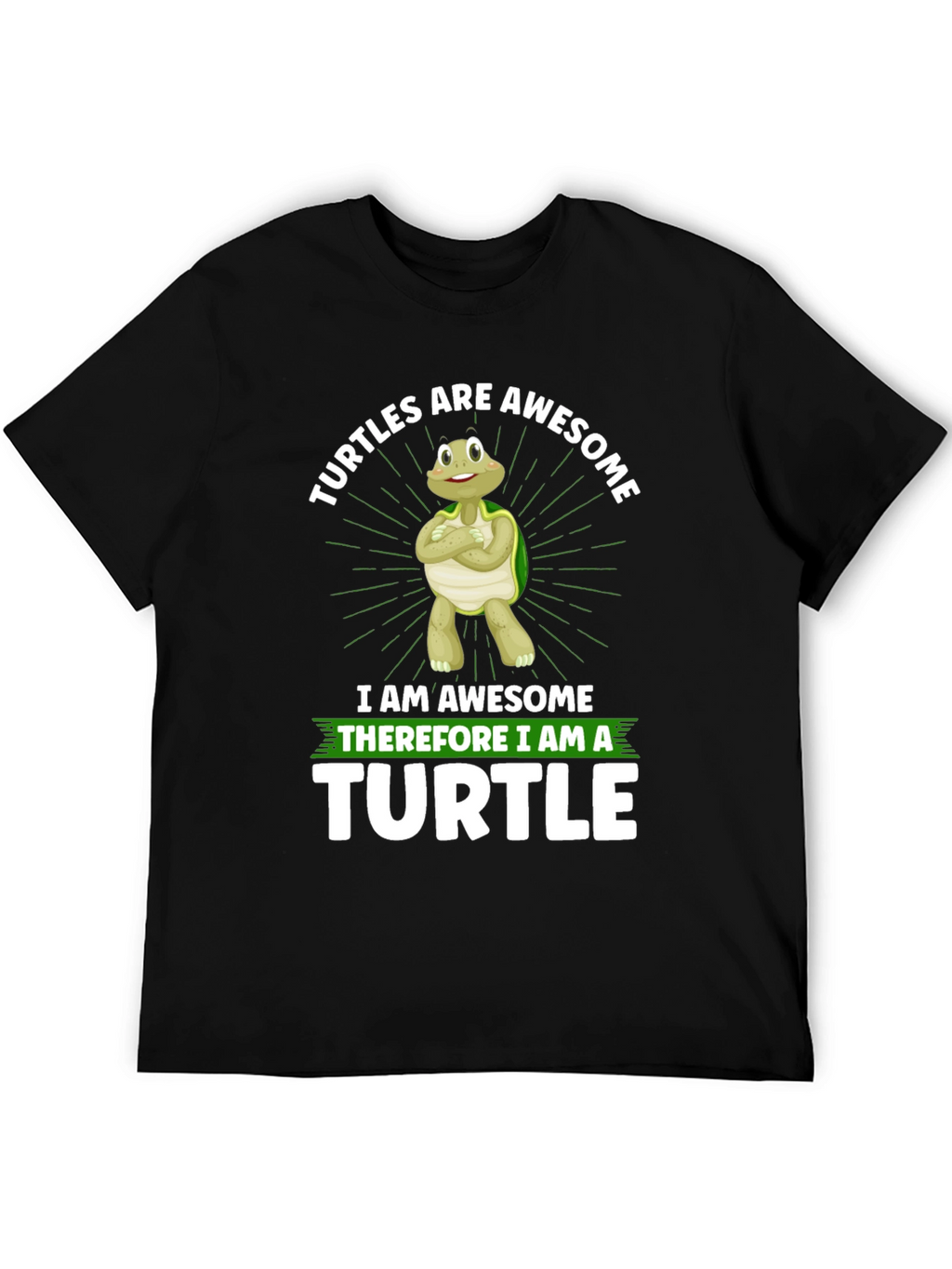 Awesome Turtle Graphic T-Shirt