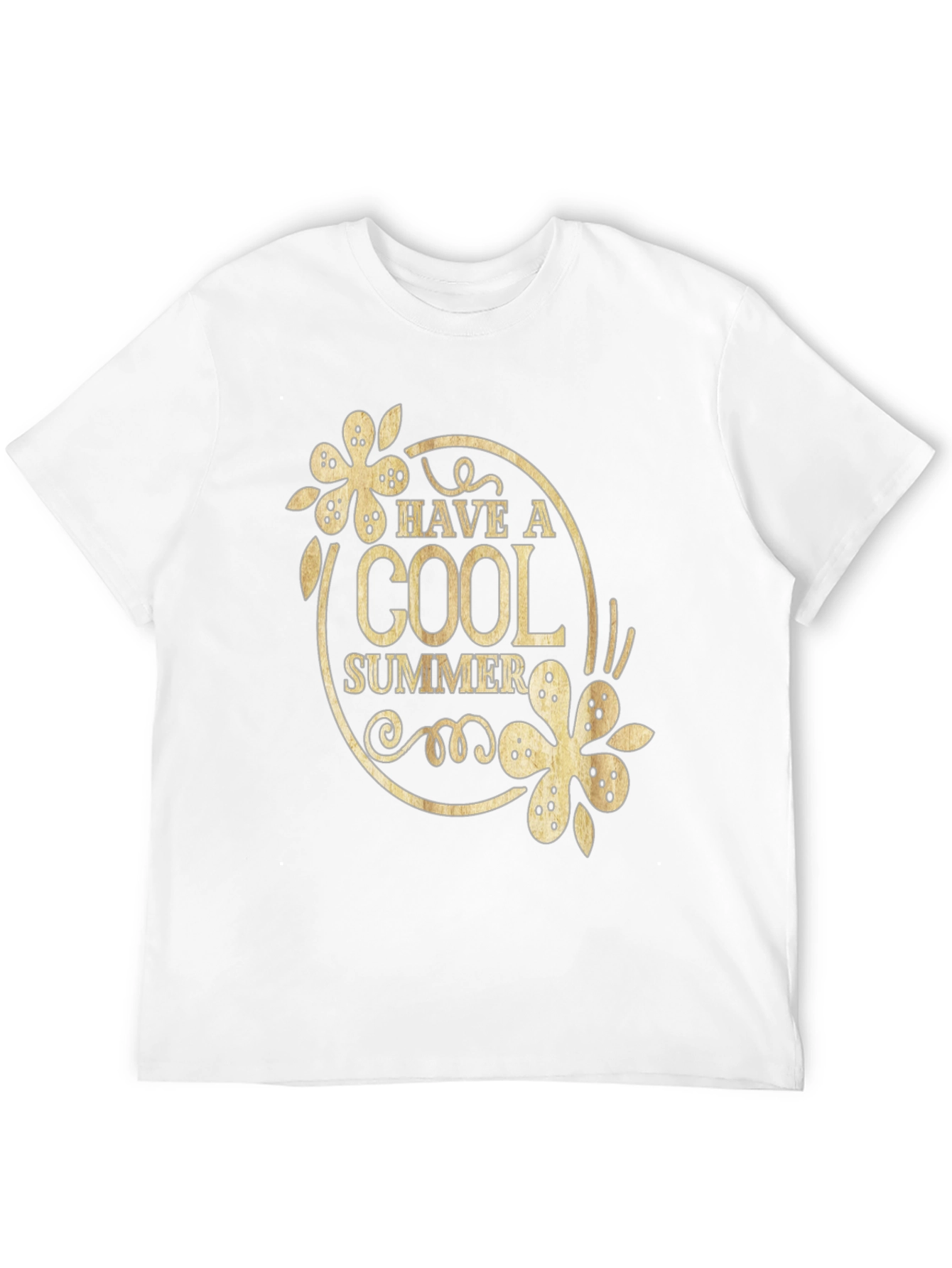 Cool Summer Black Graphic T-Shirt