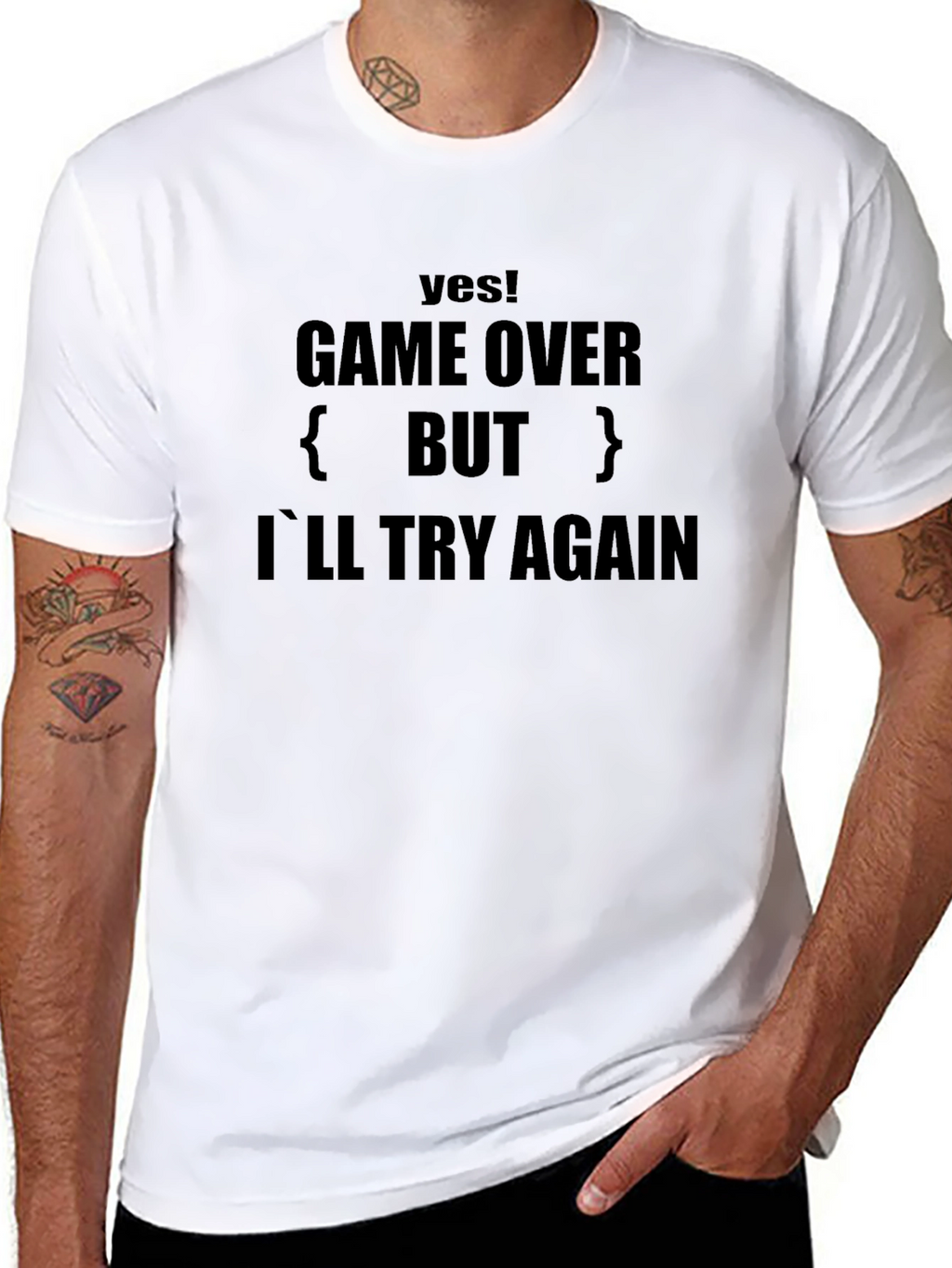 Game Over Retry T-Shirt - Gamer Gift