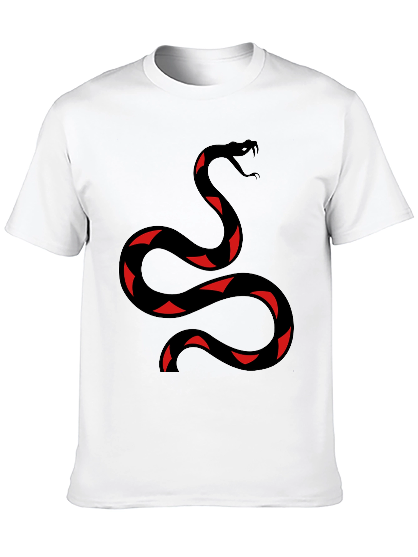 Red Banded Snake Graphic T-Shirt