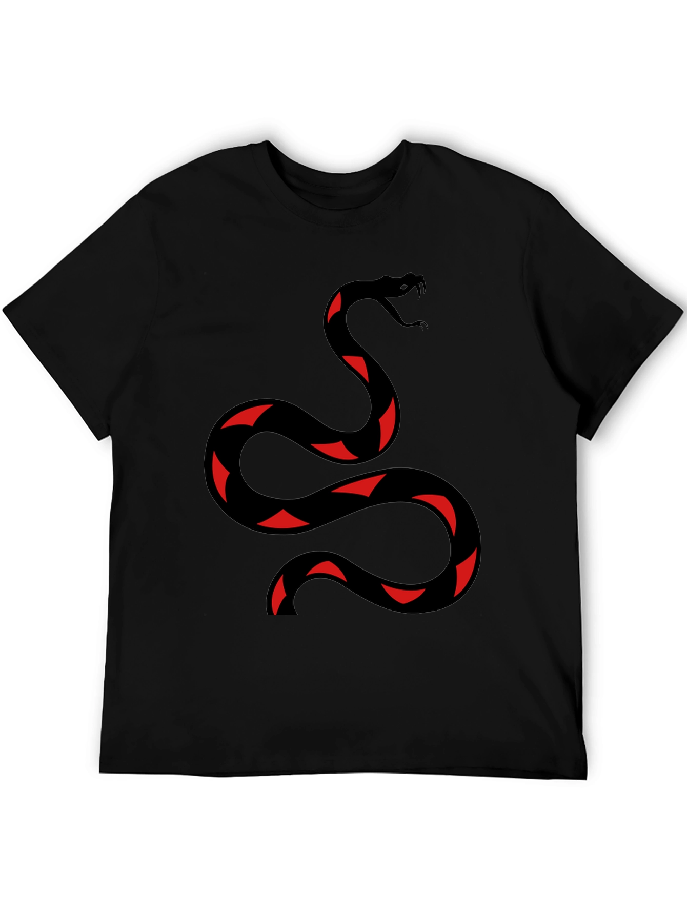 Red Banded Snake Graphic T-Shirt