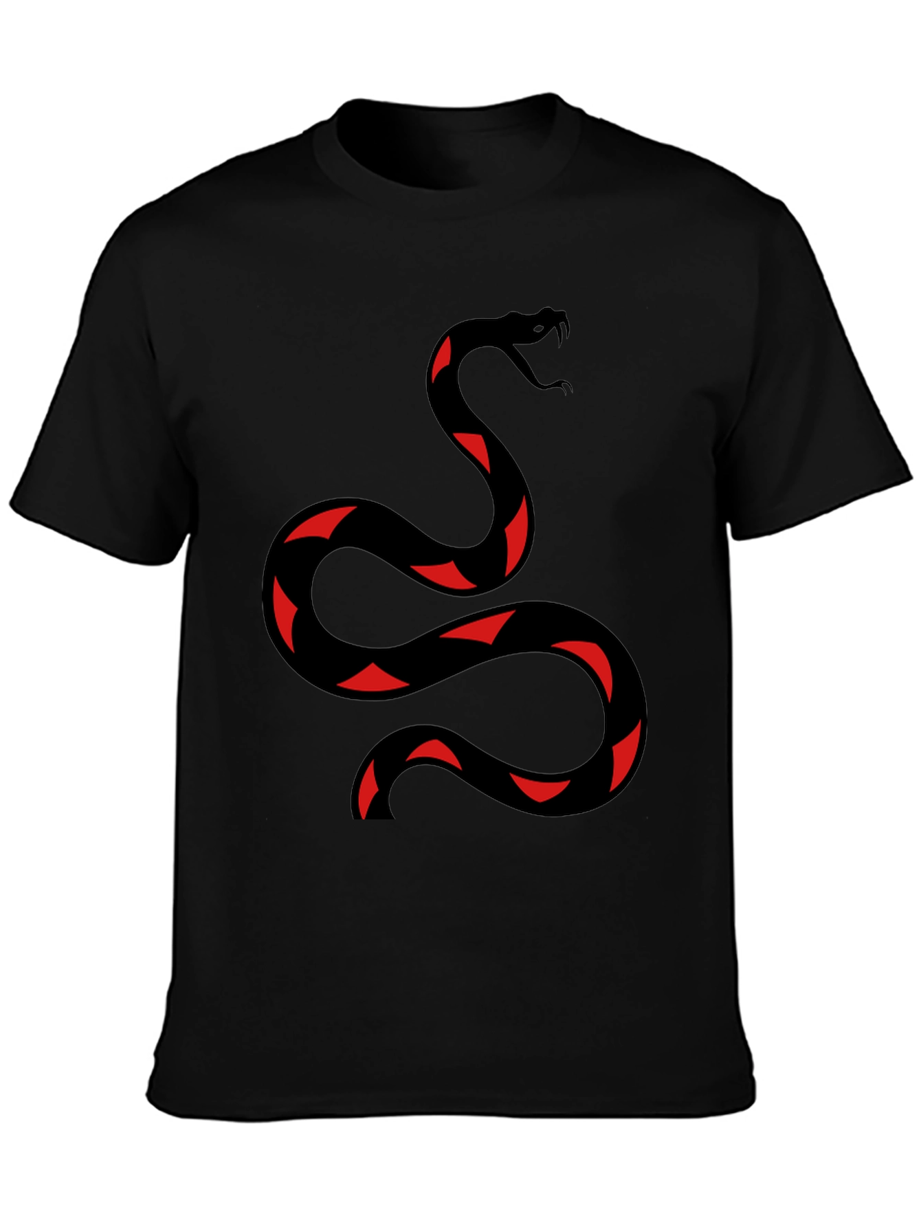 Red Banded Snake Graphic T-Shirt