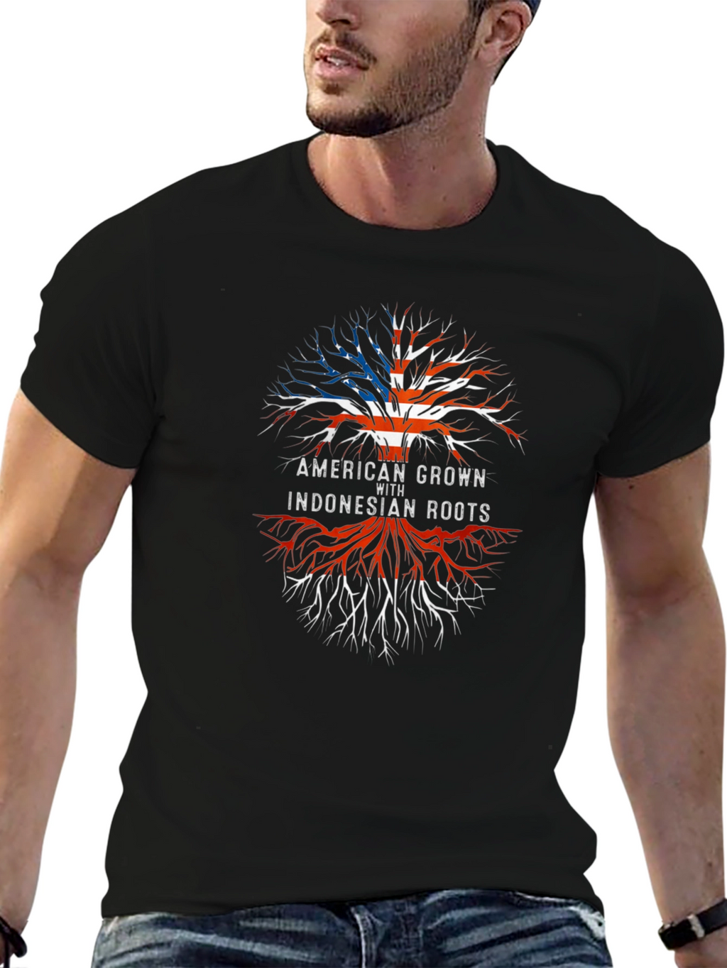 American Grown with Indonesian Roots T-Shirt