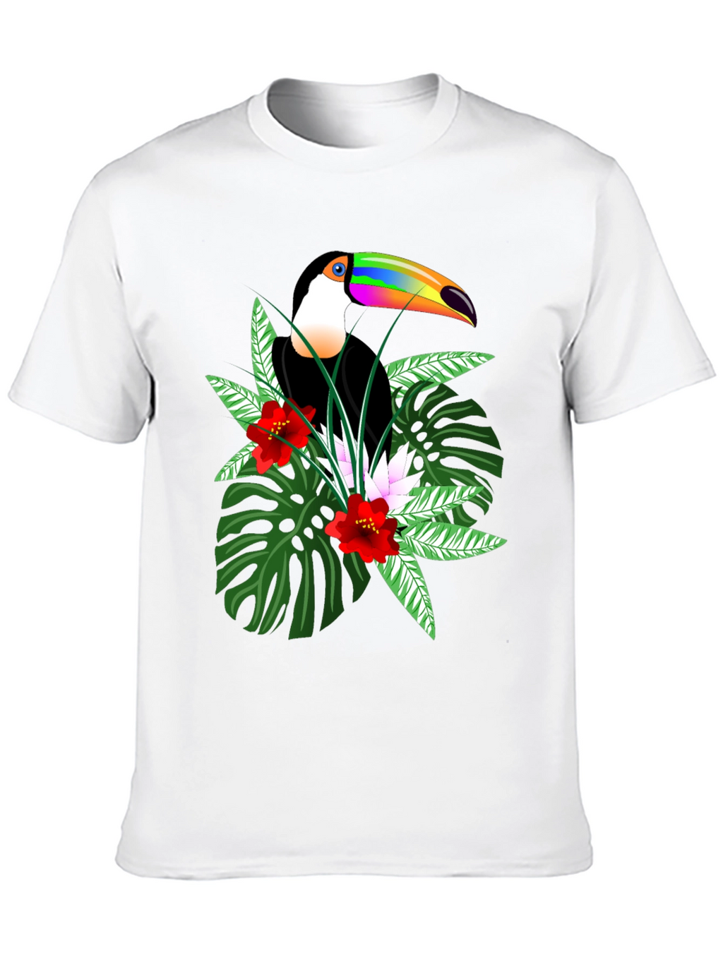 Tropical Toucan Graphic T-Shirt