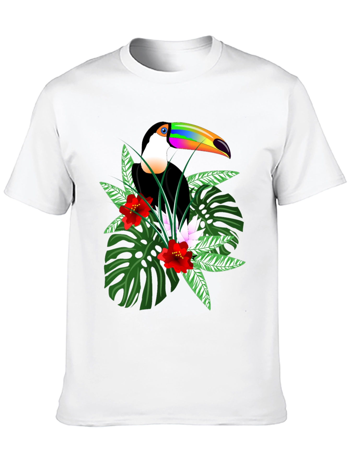 Tropical Toucan Graphic T-Shirt