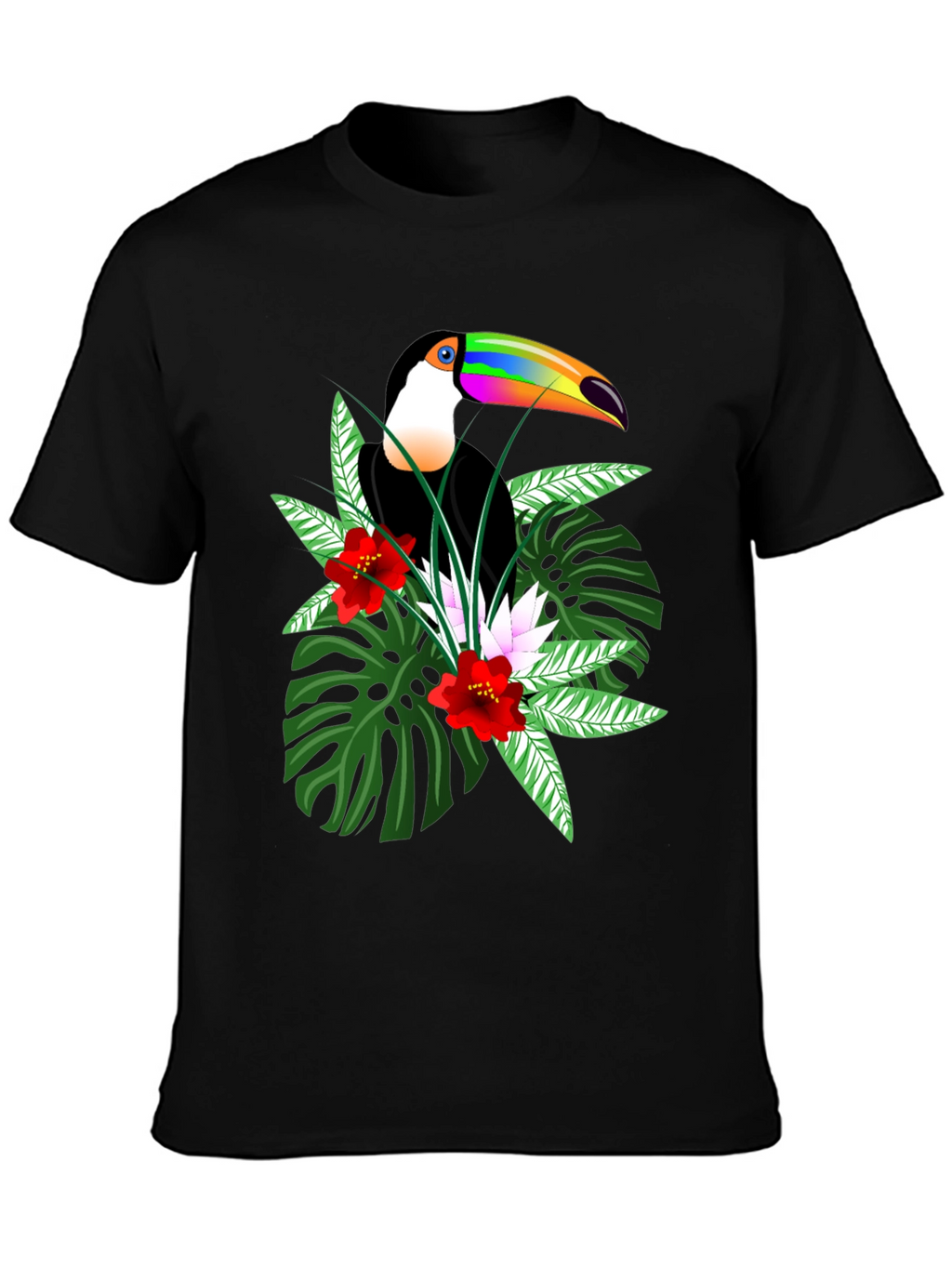 Tropical Toucan Graphic T-Shirt
