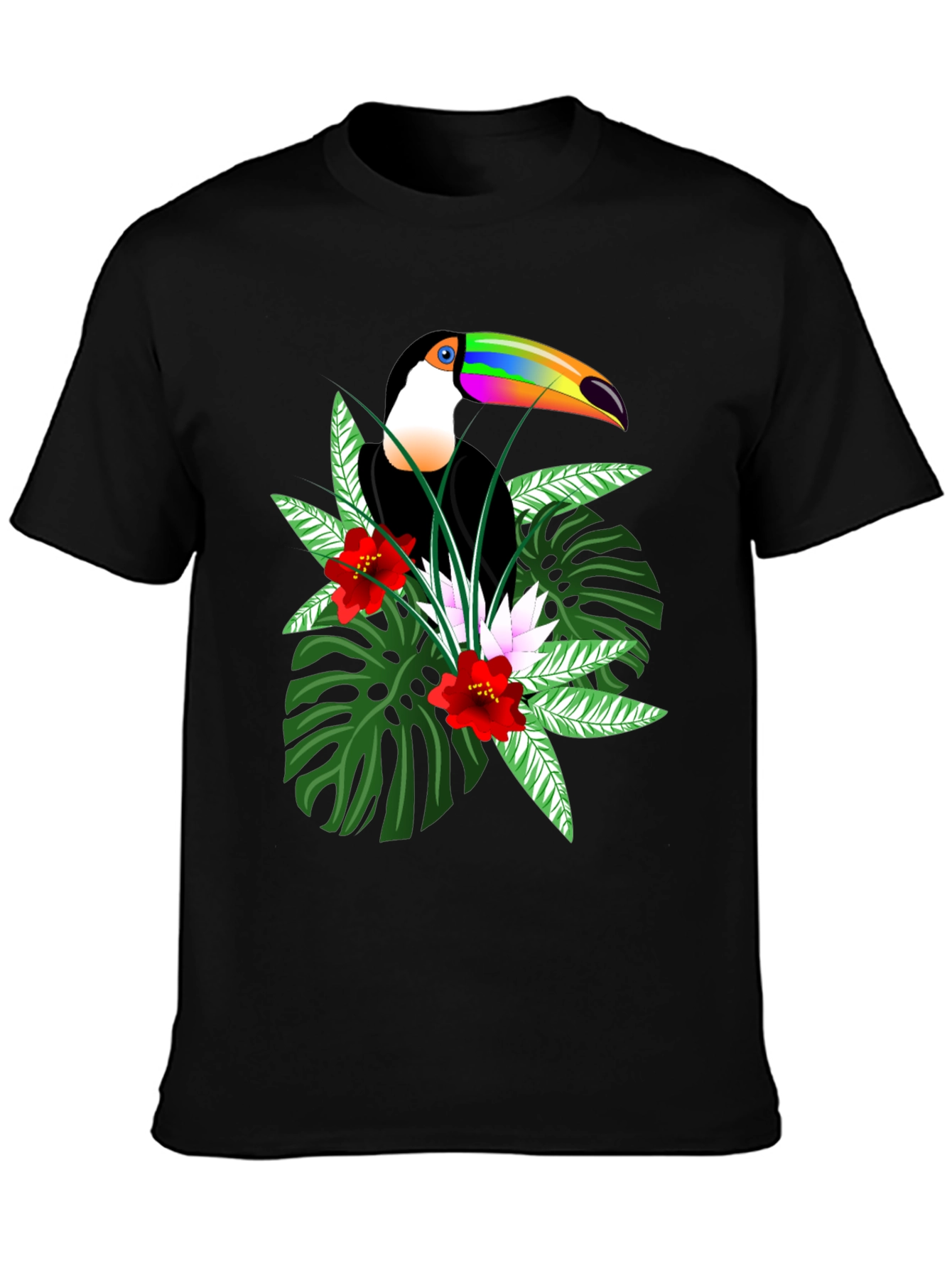 Tropical Toucan Graphic T-Shirt