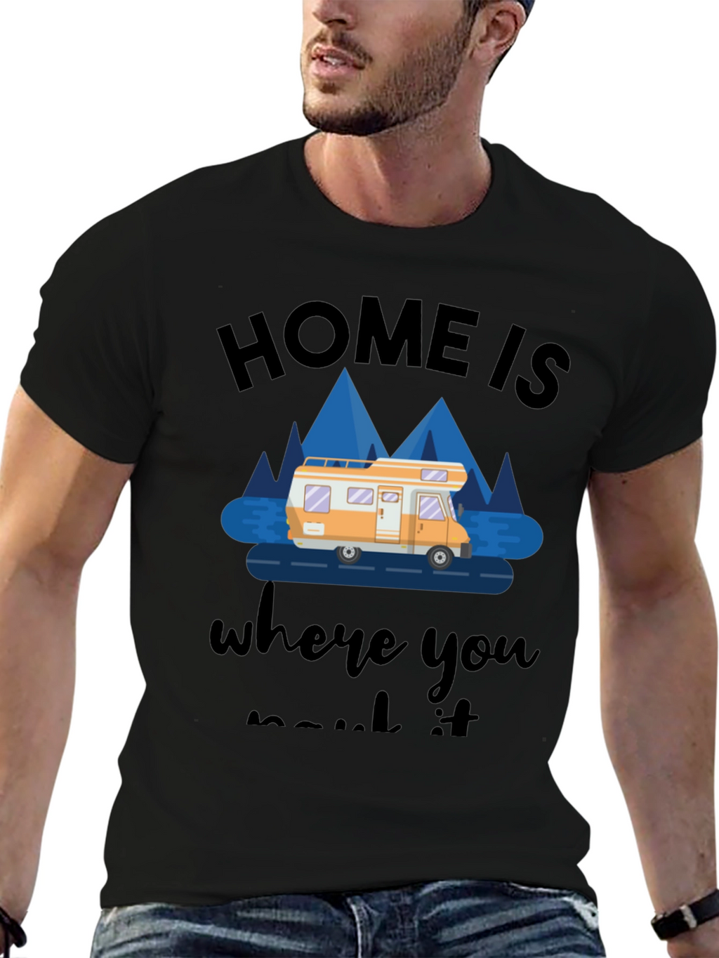 Home Is Where You Park It RV T-Shirt