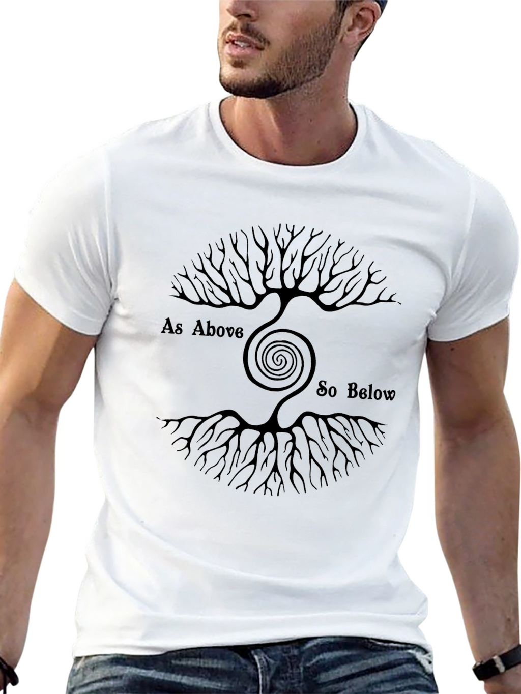 As Above So Below Tree of Life Graphic Tee