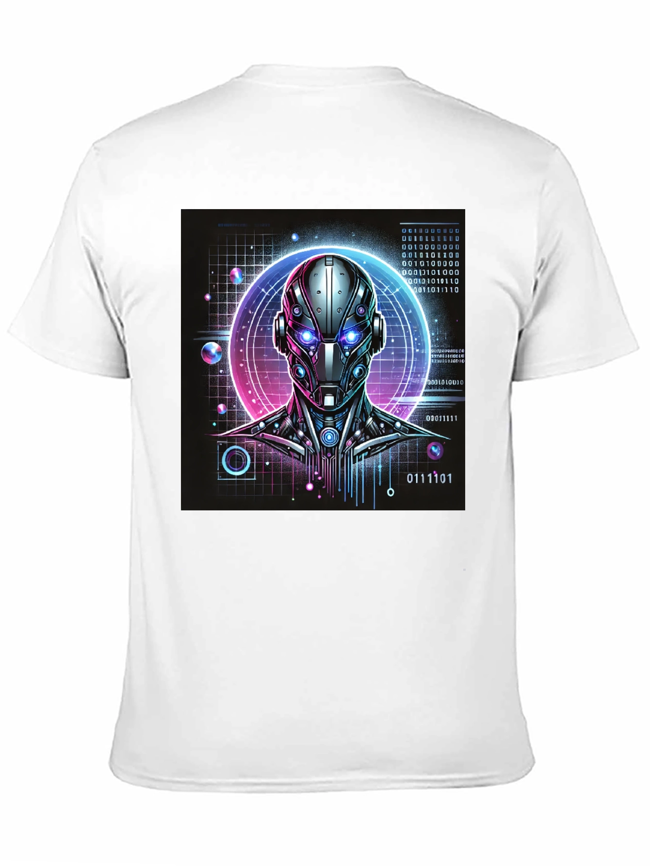 Cyberpunk Robot Head T-Shirt