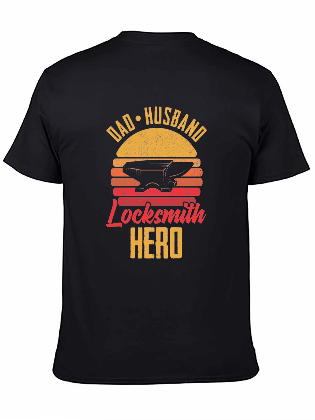 Dad Husband Locksmith Hero Graphic T-Shirt