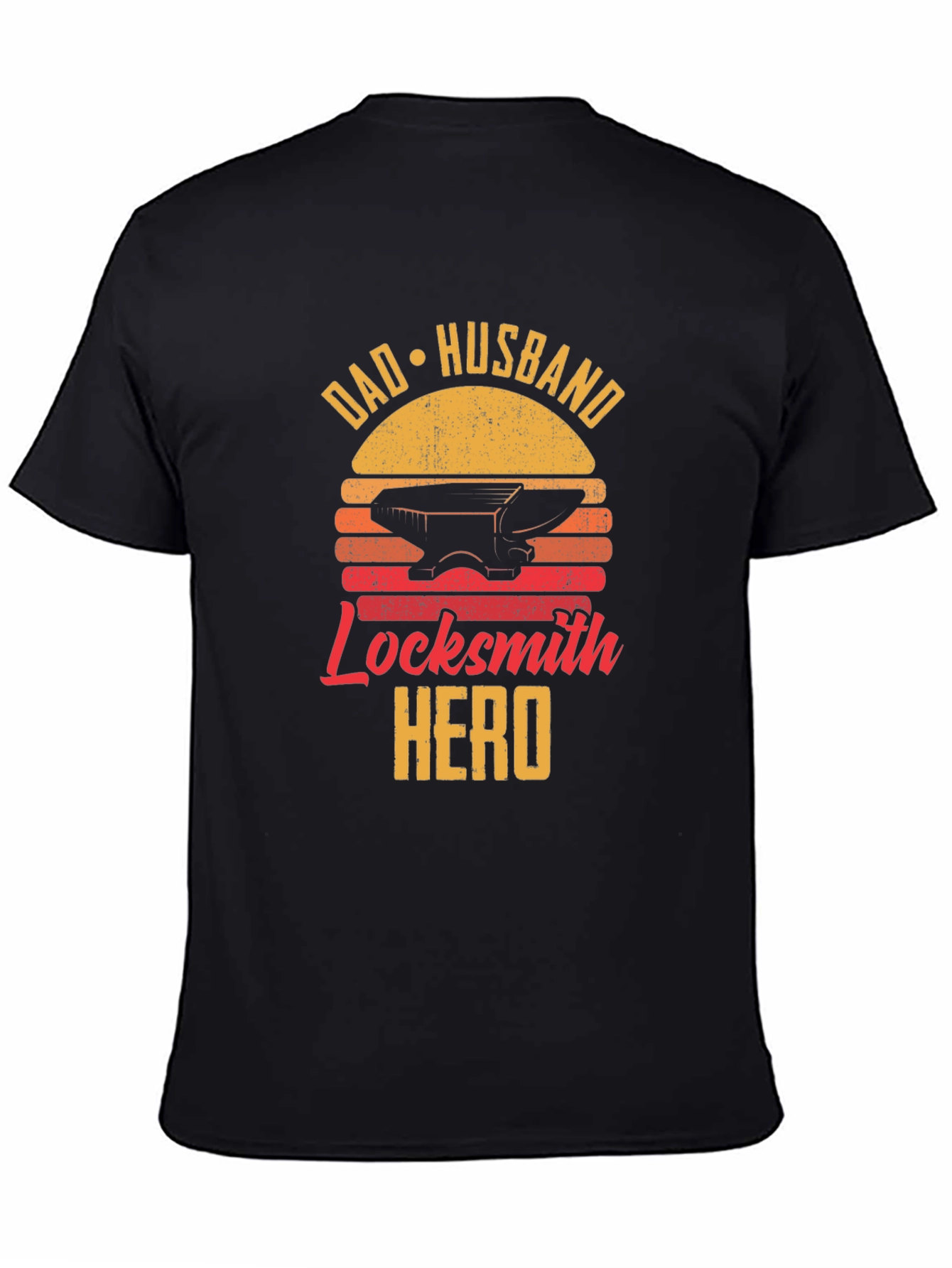 Dad Husband Locksmith Hero Graphic T-Shirt