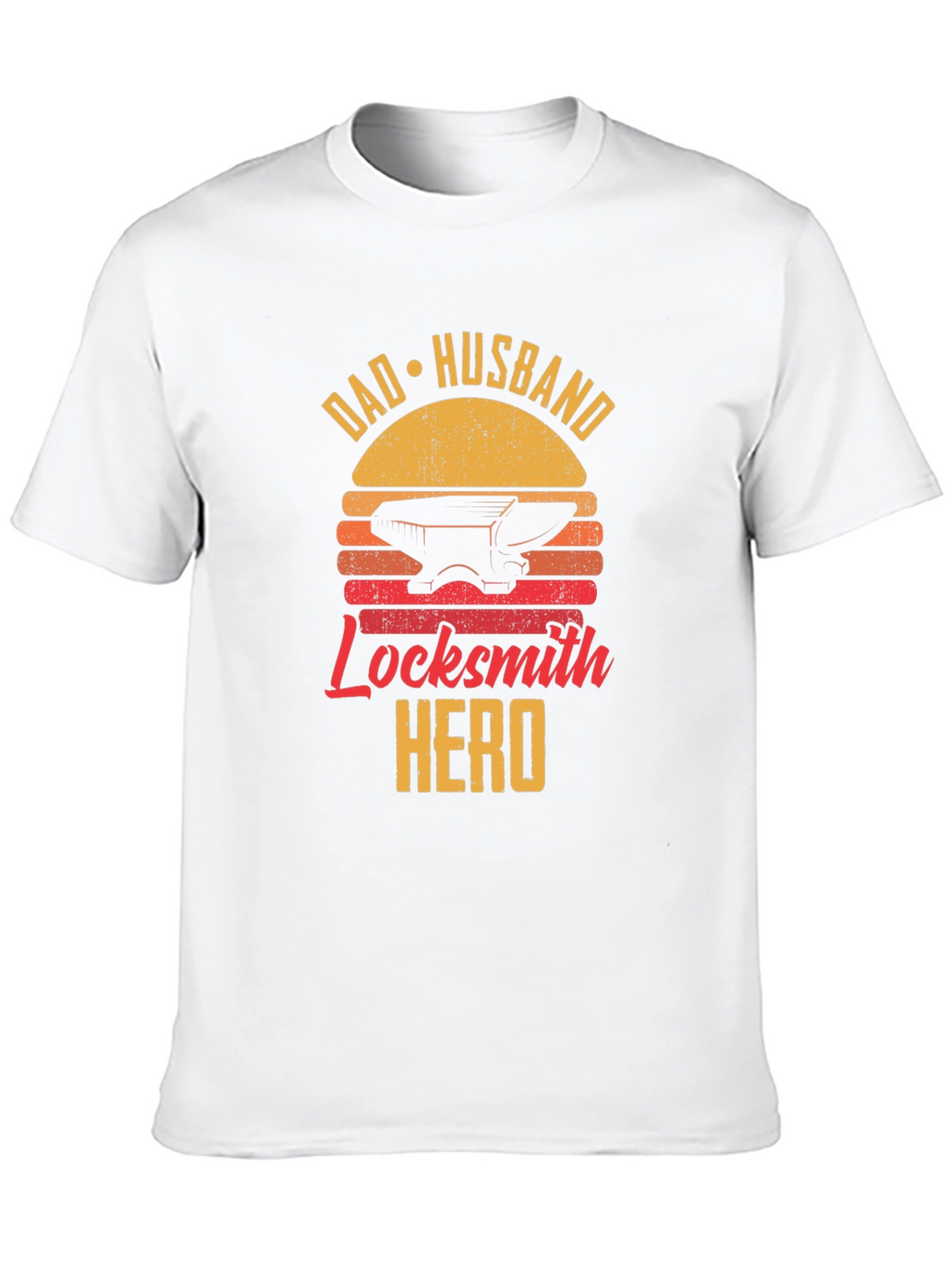 Dad Husband Locksmith Hero Graphic T-Shirt