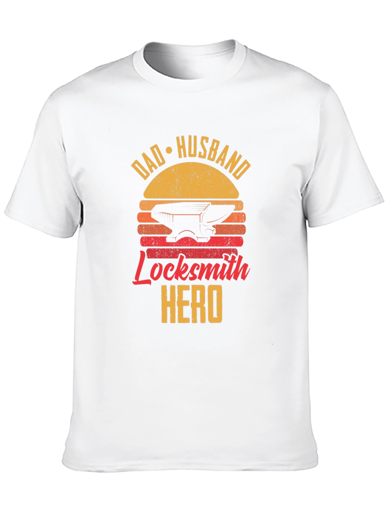 Dad Husband Locksmith Hero Graphic T-Shirt