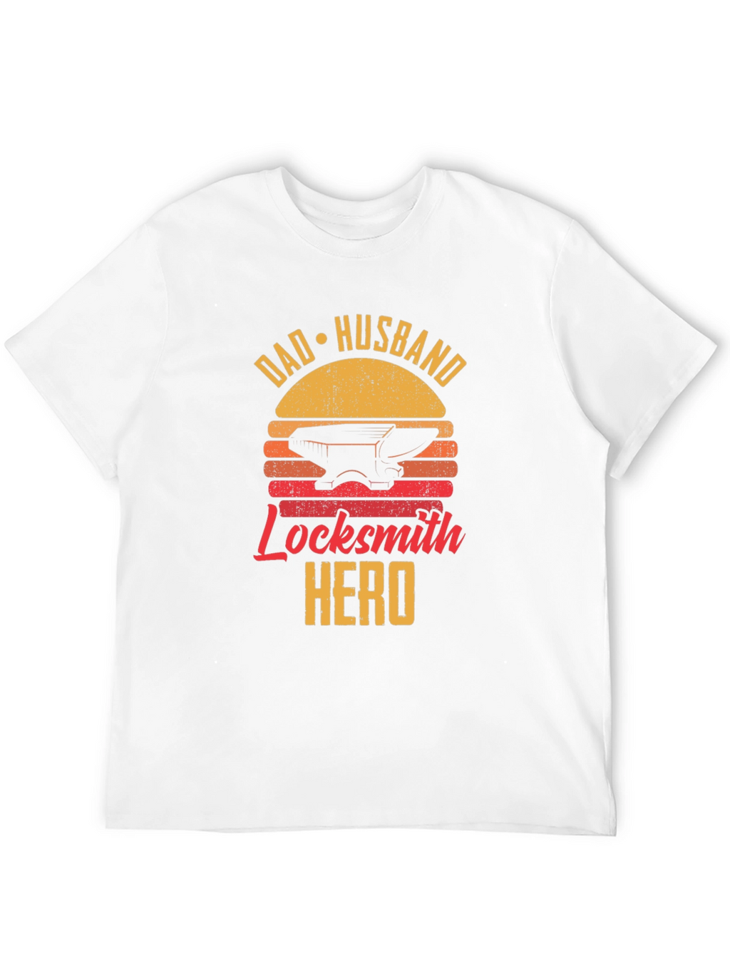 Dad Husband Locksmith Hero Graphic T-Shirt