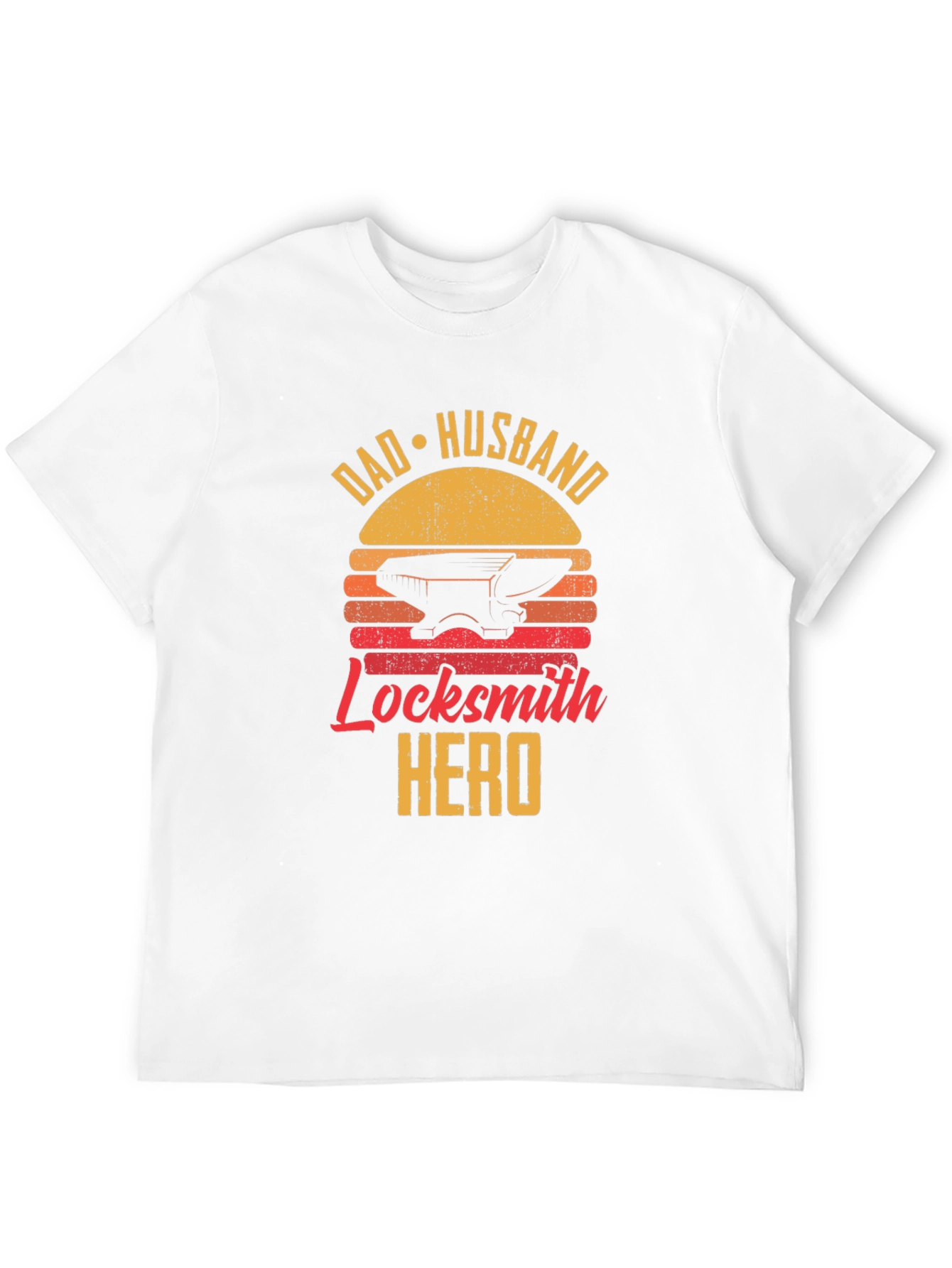 Dad Husband Locksmith Hero Graphic T-Shirt