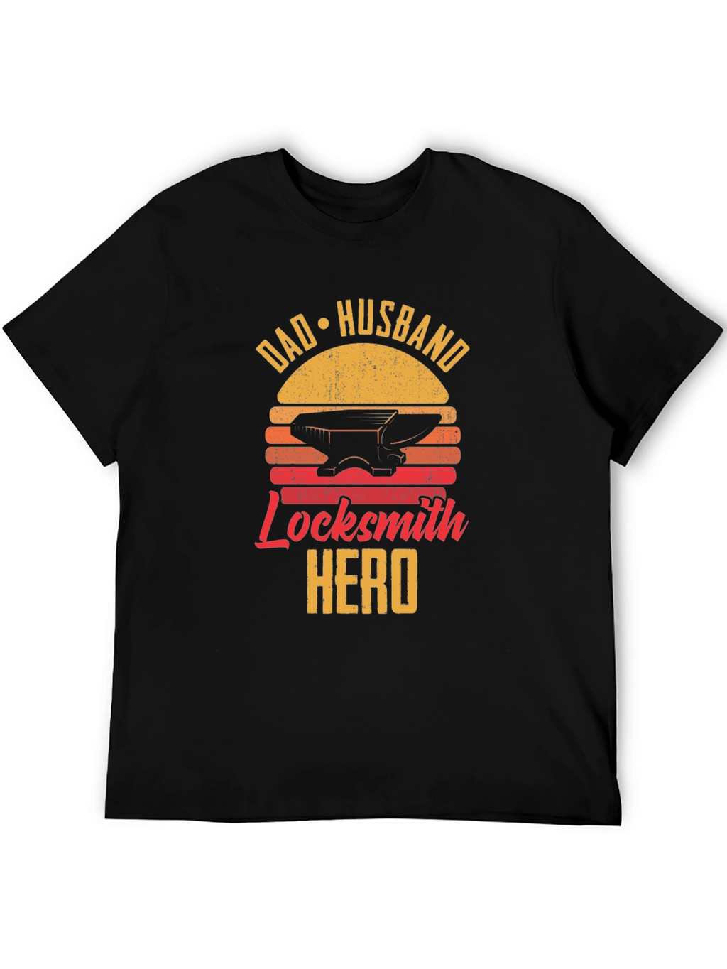 Dad Husband Locksmith Hero Graphic T-Shirt