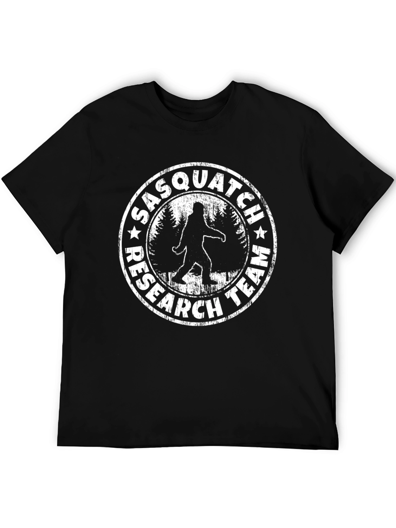 Sasquatch Research Team Black T-Shirt