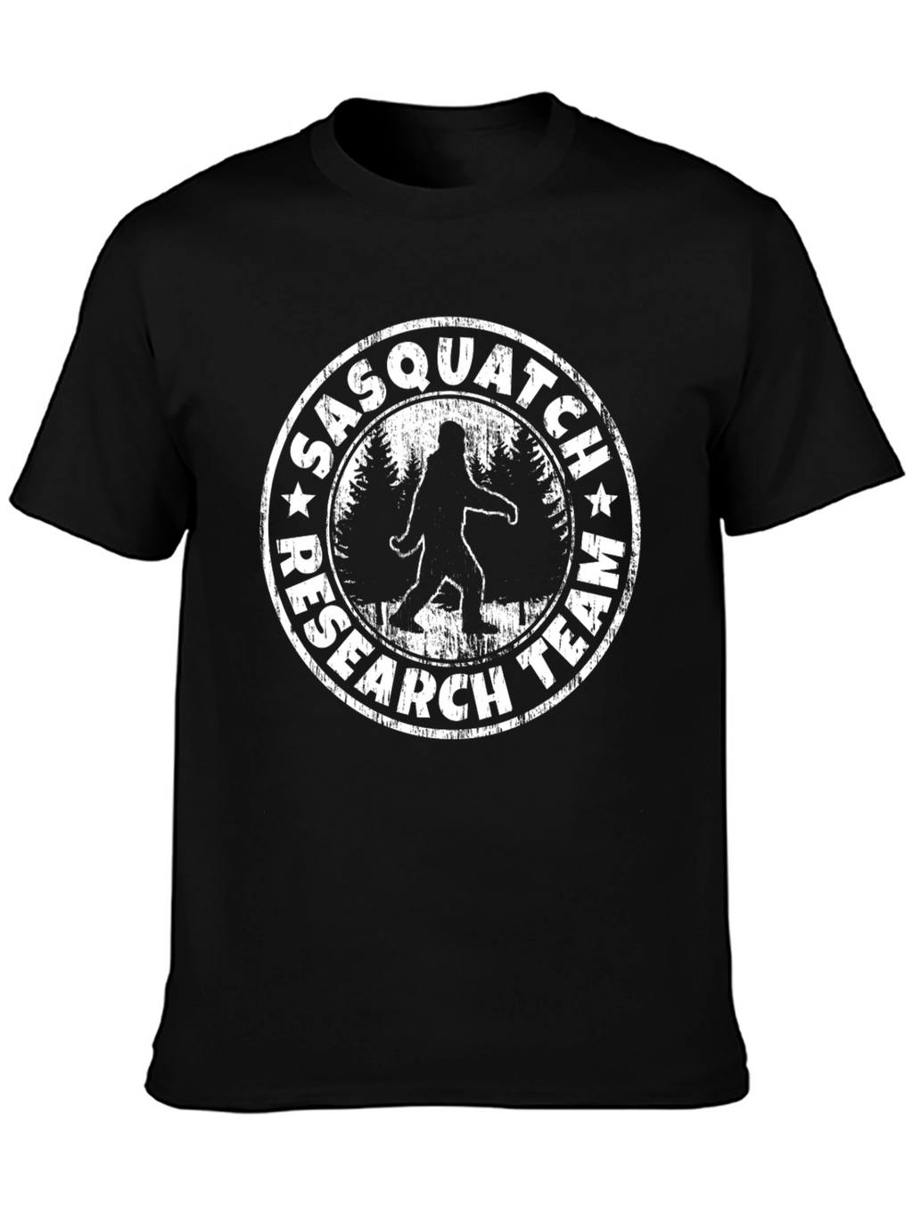 Sasquatch Research Team Black T-Shirt