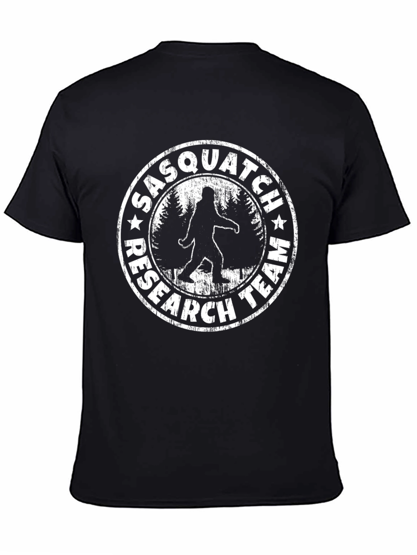 Sasquatch Research Team Black T-Shirt