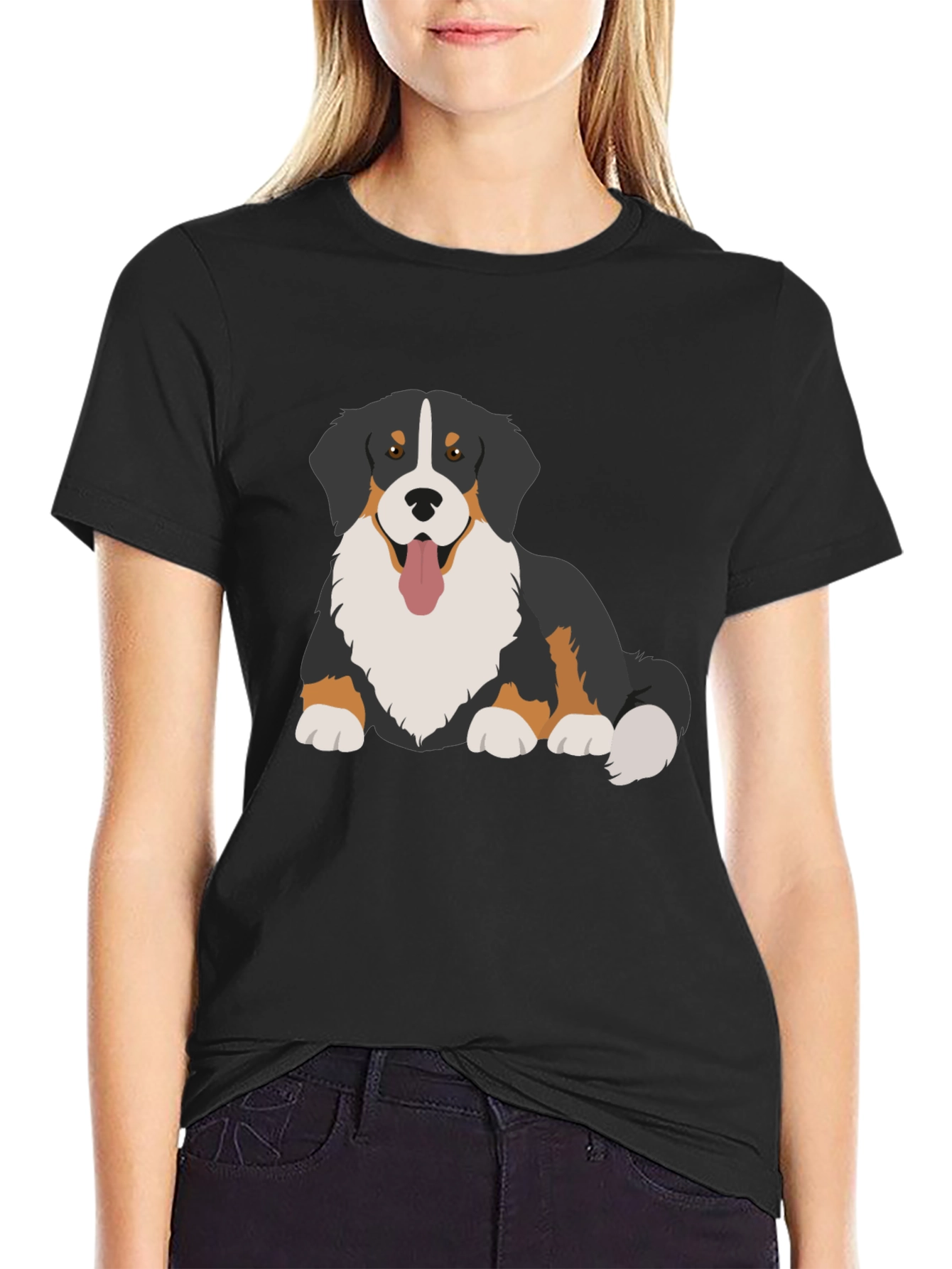 Bernese Mountain Dog Graphic T-Shirt