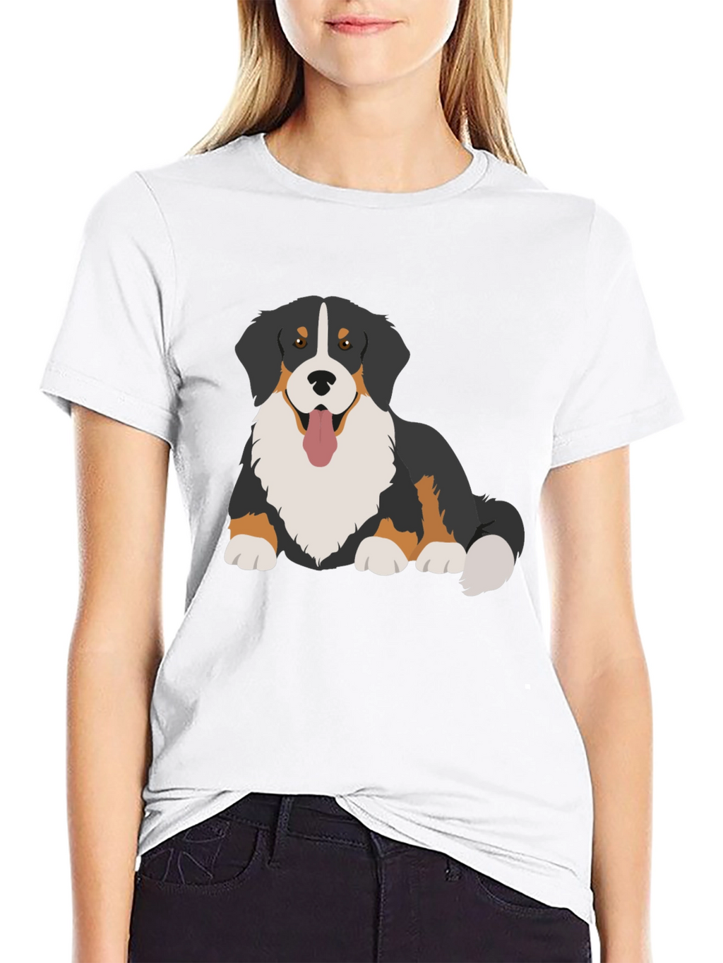 Bernese Mountain Dog Graphic T-Shirt