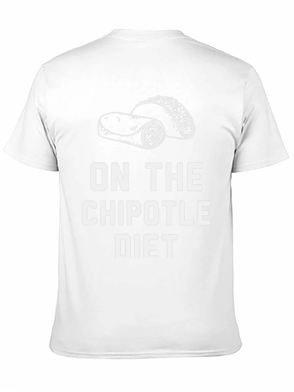 Chipotle Diet Graphic T-Shirt - Funny Foodie Tee