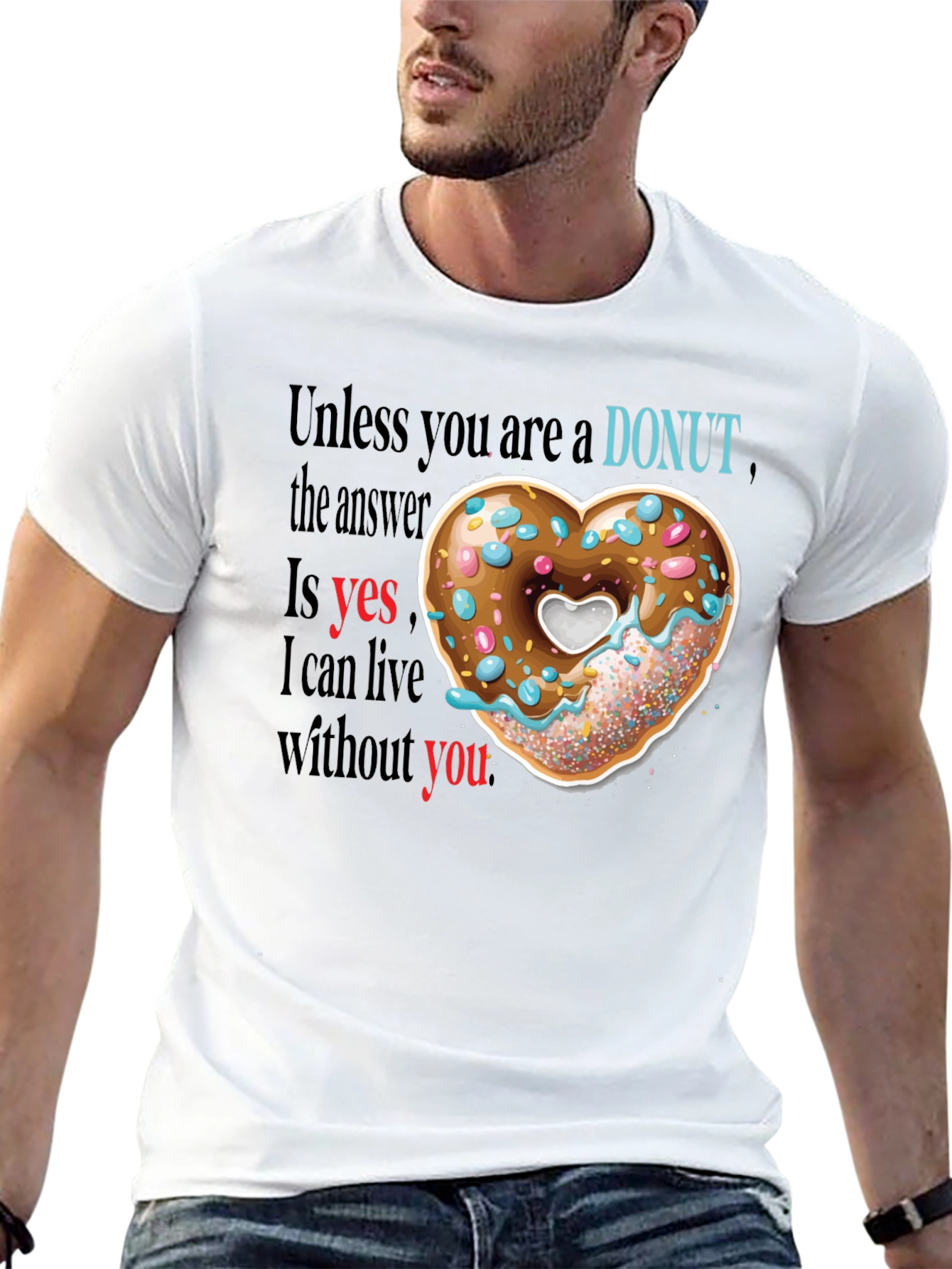 Donut Love T-Shirt - Funny Foodie Tee
