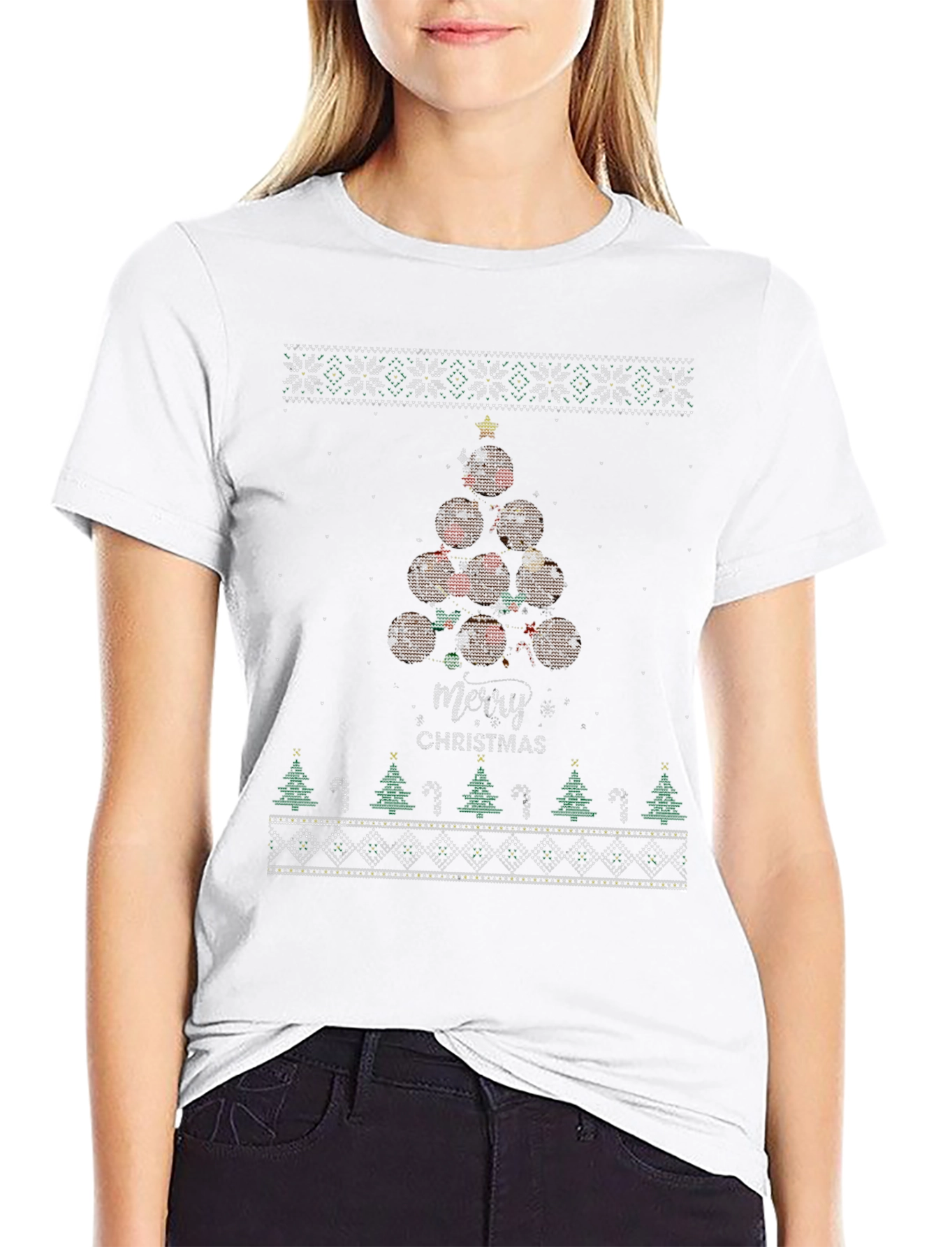 Merry Christmas Meatball Christmas Tree T-Shirt