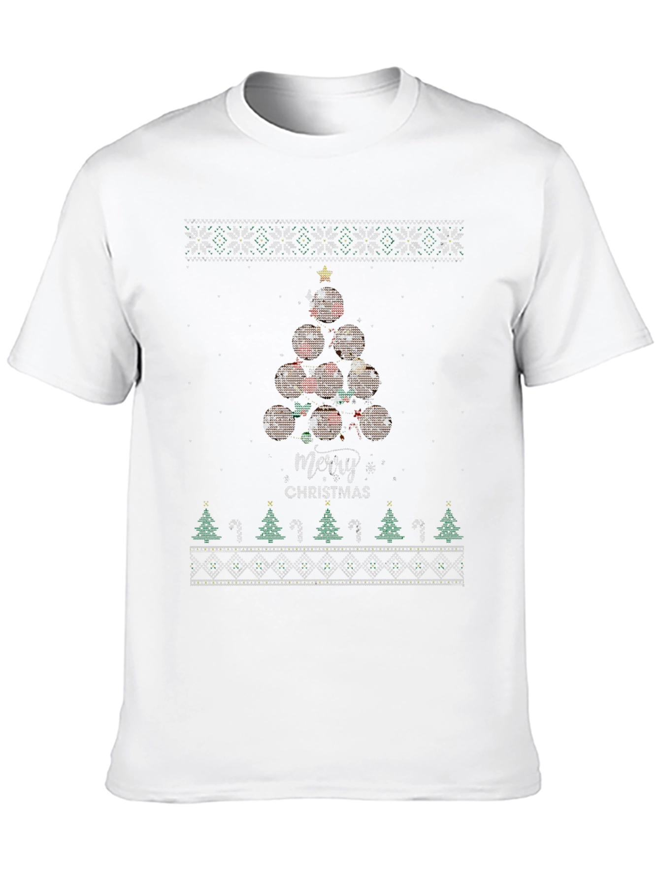 Merry Christmas Meatball Christmas Tree T-Shirt