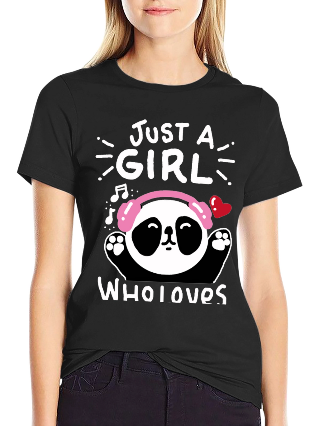 Just A Girl Who Loves Pandas T-Shirt