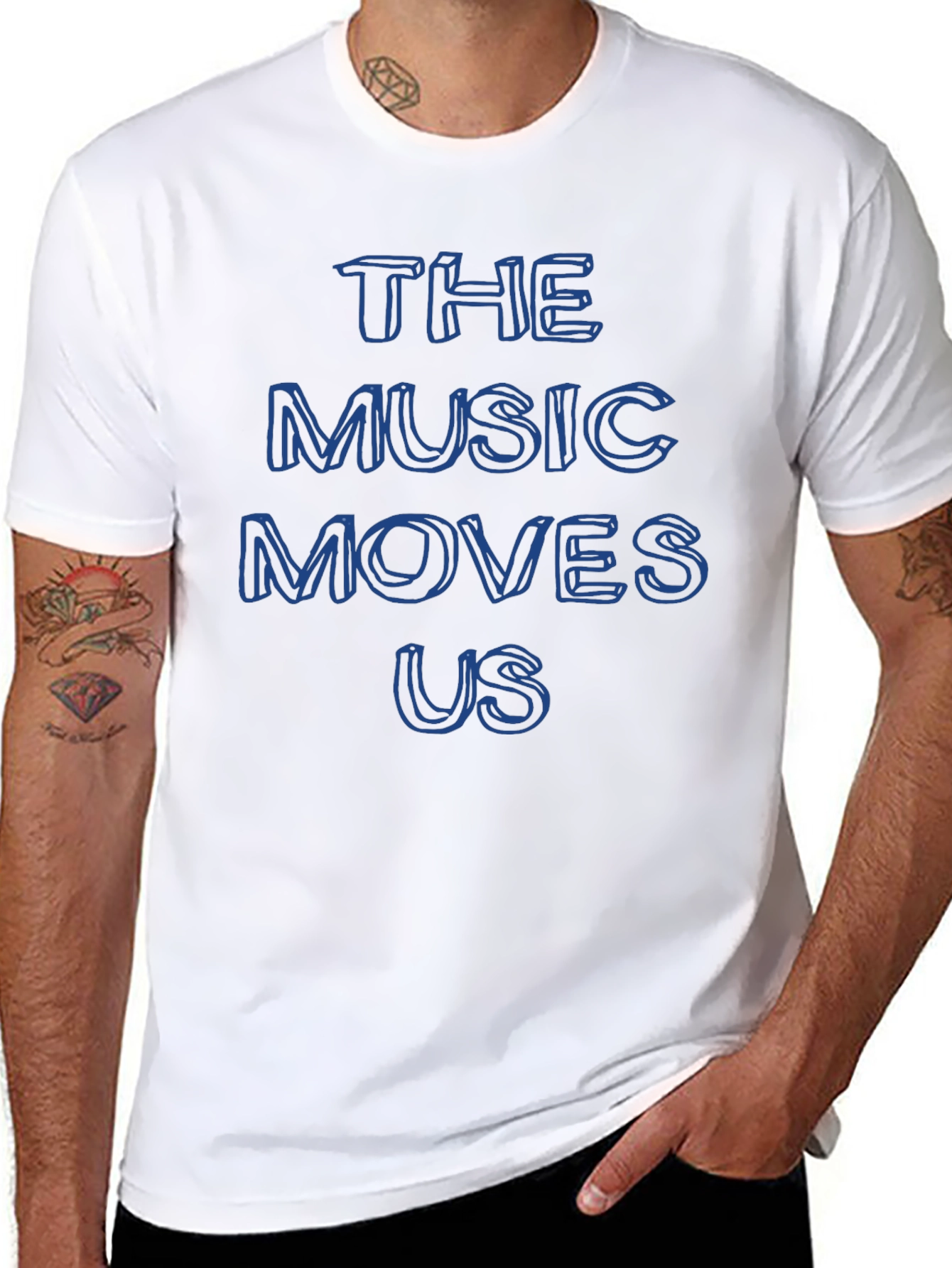 The Music Moves Us Graphic Tee