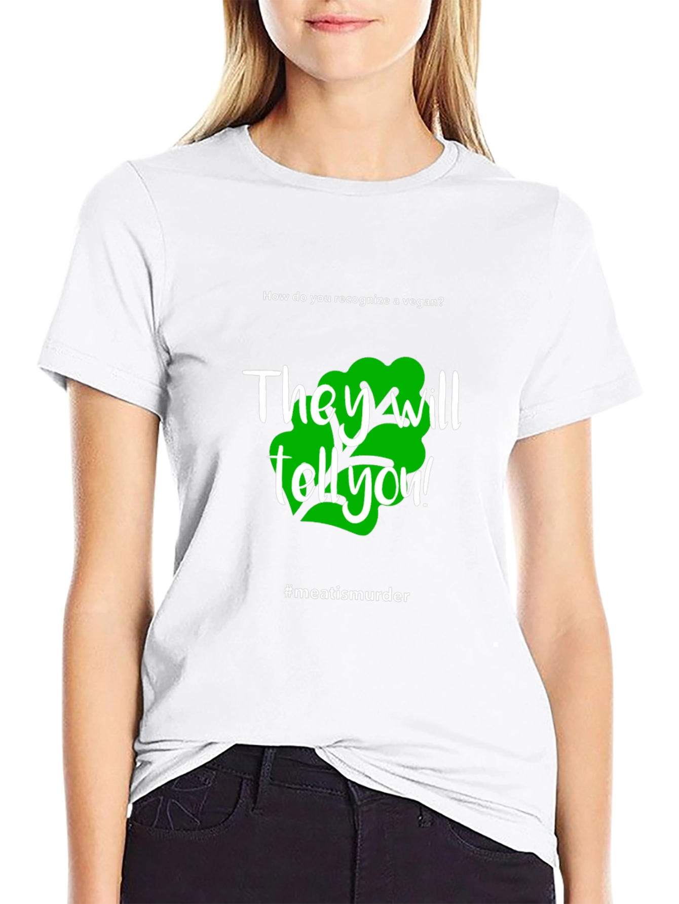 Vegan Statement T-Shirt - #meatisamurder