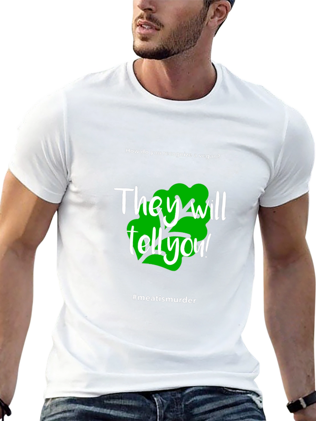 Vegan Statement T-Shirt - #meatisamurder