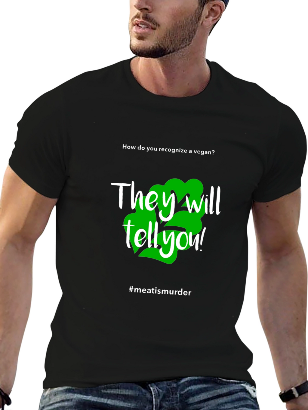 Vegan Statement T-Shirt - #meatisamurder