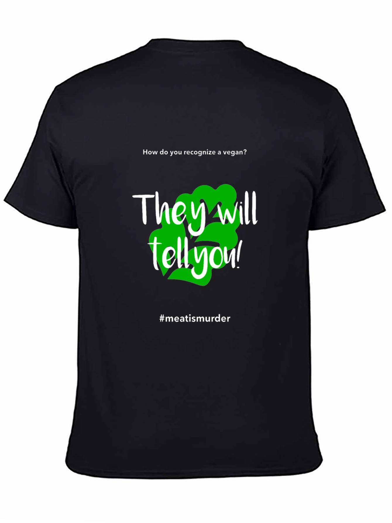 Vegan Statement T-Shirt - #meatisamurder