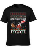 British Through the Snow Christmas T-Shirt