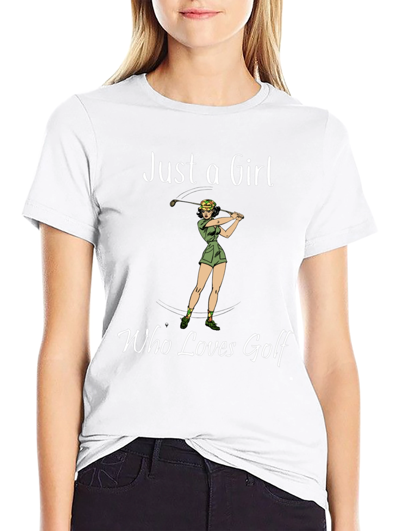 Just a Girl Who Loves Golf T-Shirt