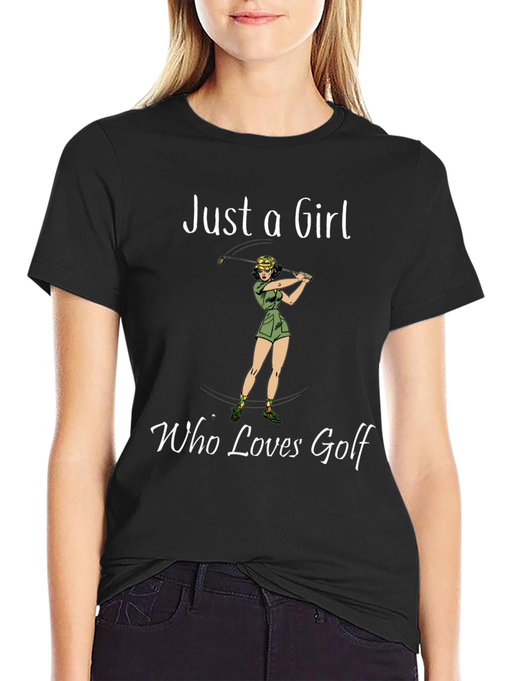 Just a Girl Who Loves Golf T-Shirt