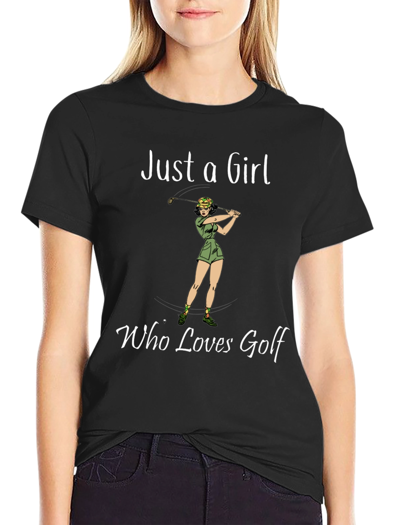 Just a Girl Who Loves Golf T-Shirt