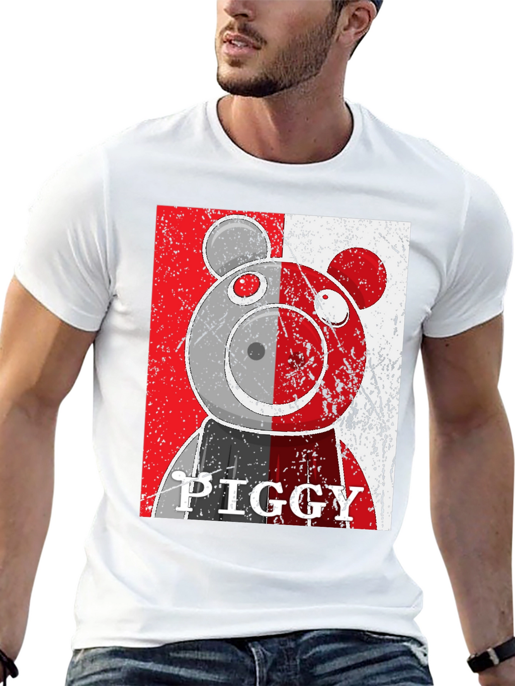 Piggy Graphic Tee - Unique Design