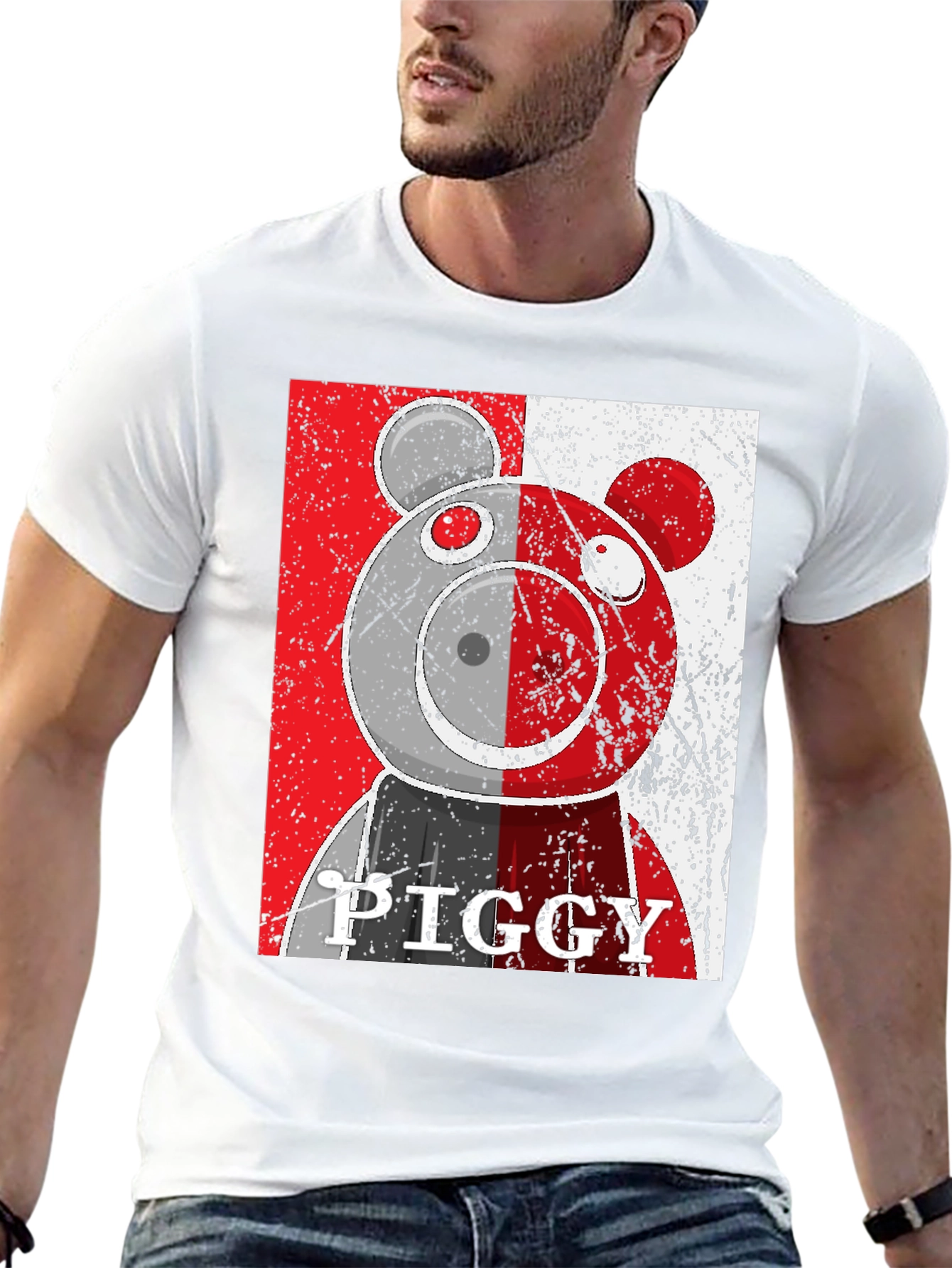 Piggy Graphic Tee - Unique Design
