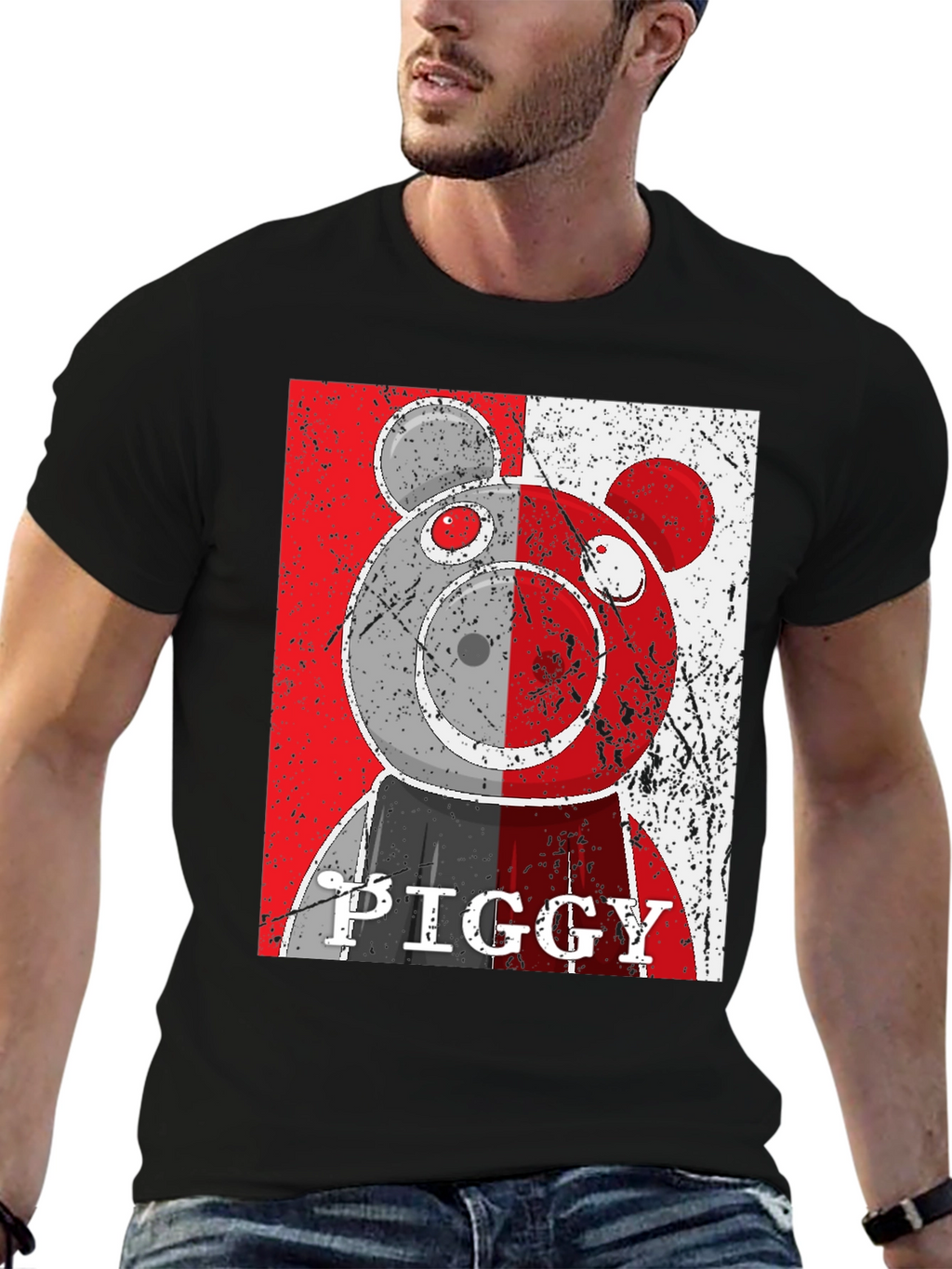 Piggy Graphic Tee - Unique Design