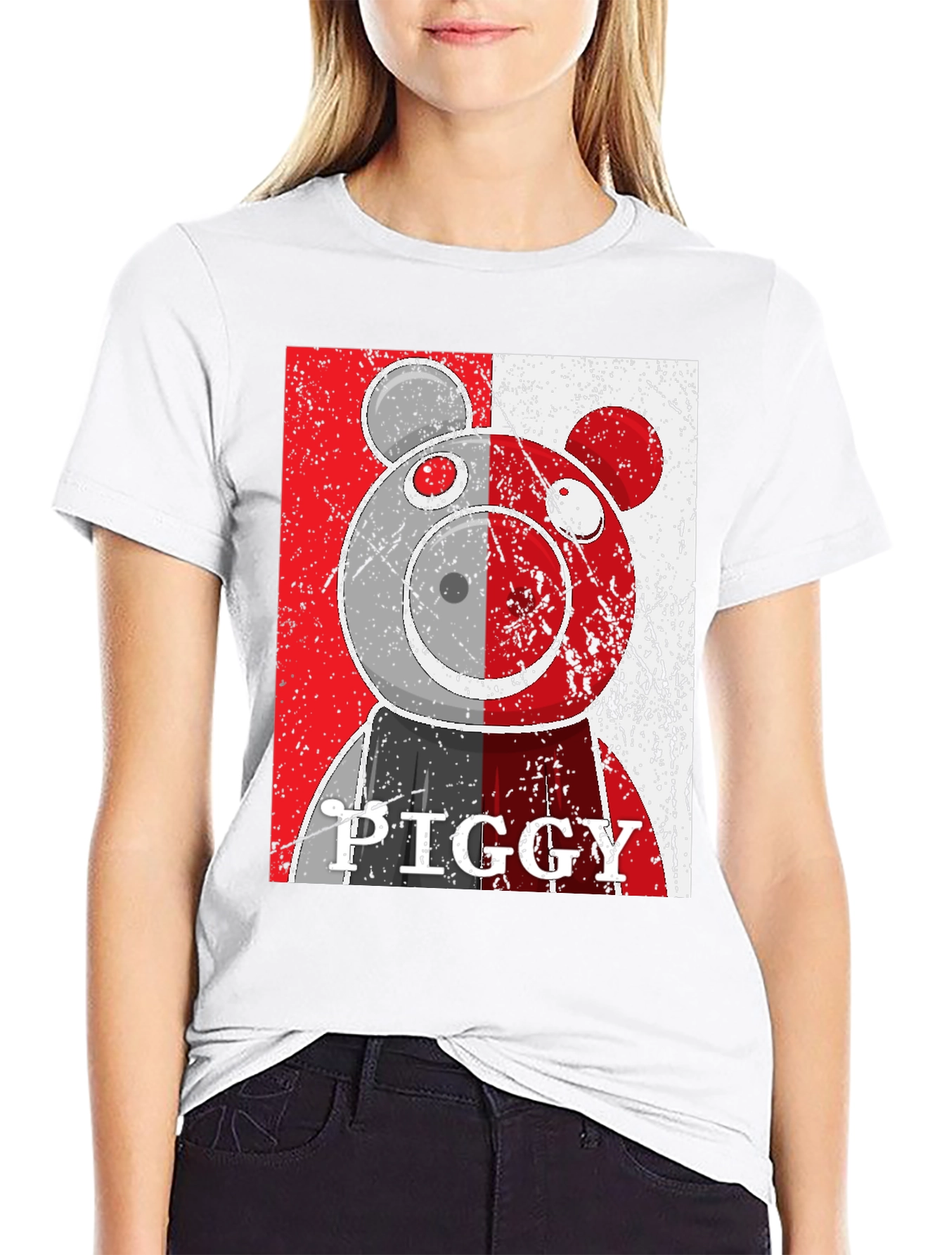 Piggy Graphic Tee - Unique Design