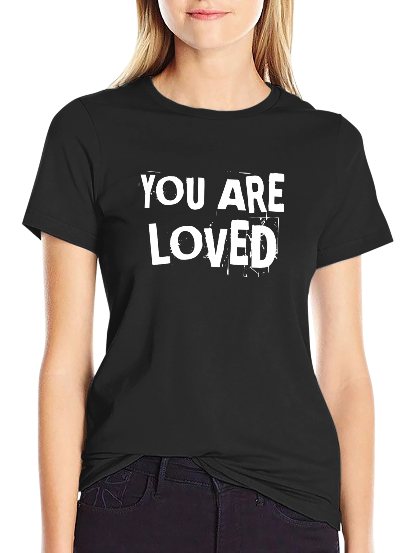 You Are Loved Graphic Tee - Soft Cotton Blend Shirt