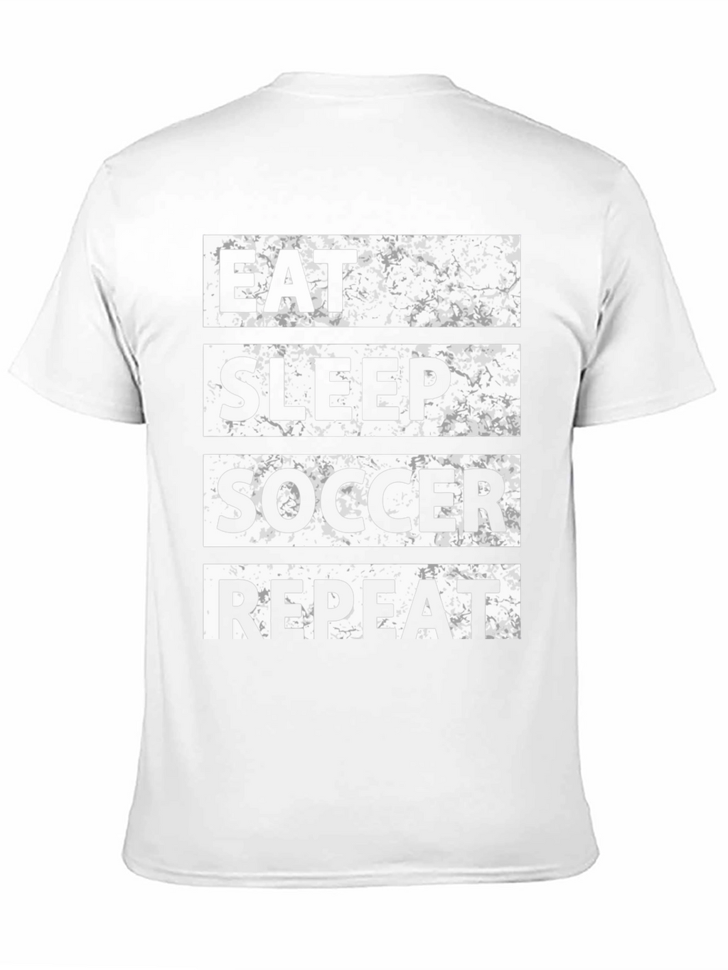 Eat Sleep Soccer Repeat T-Shirt - Black Graphic Tee