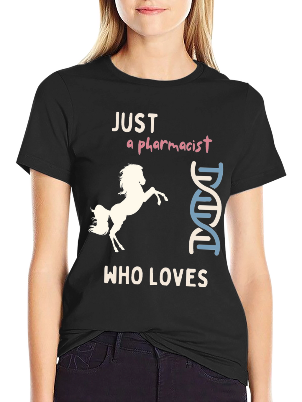 Pharmacist Horse Lover T-Shirt Funny & Unique Design